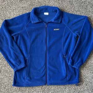 Columbia Royal Blue Full-Zip Fleece